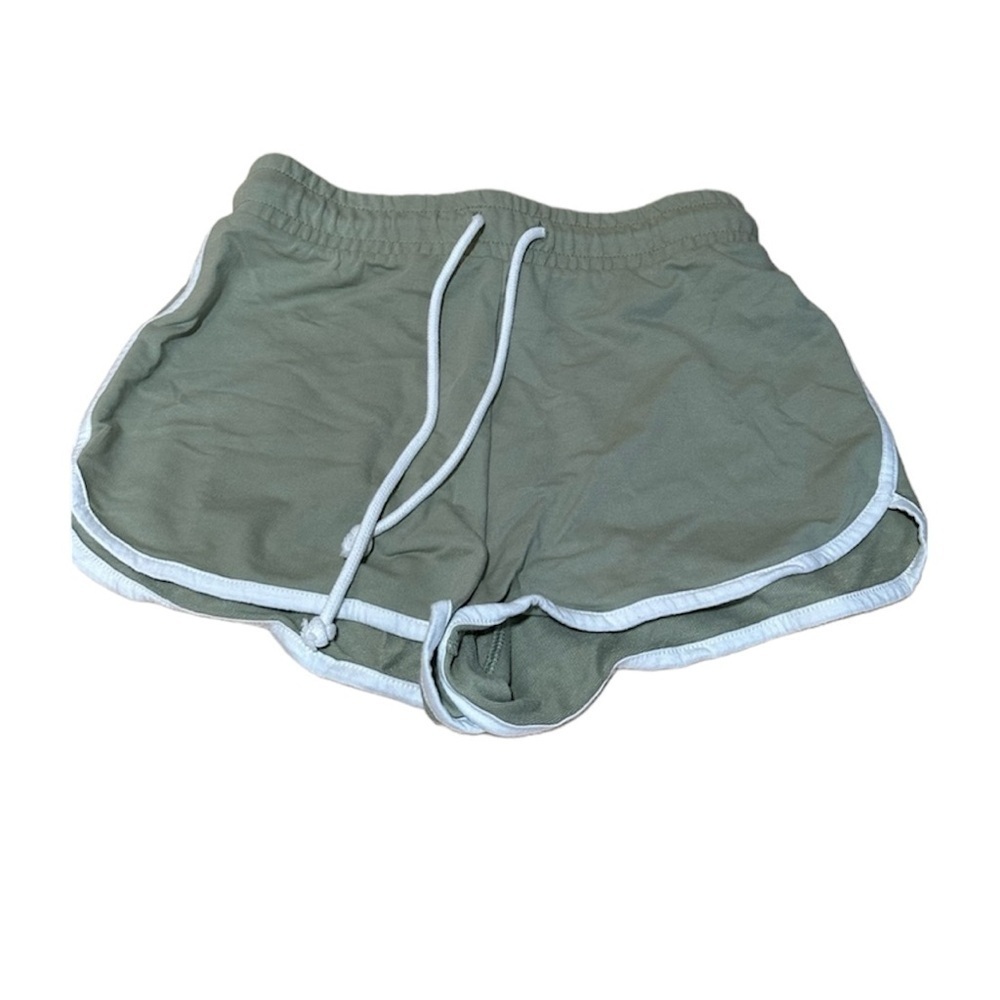 Forever21 green sweatpant shorts size M